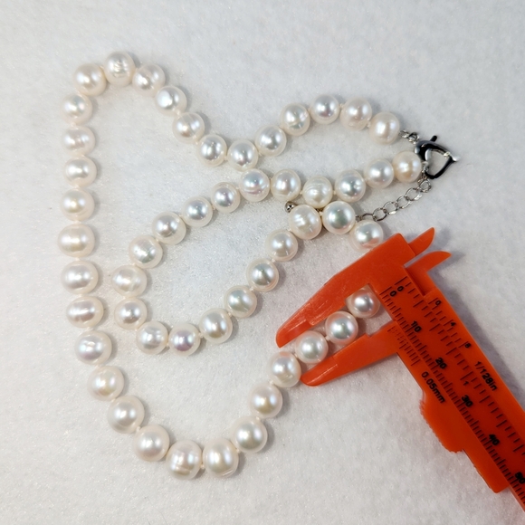REAL - 7-8mm Pearl Necklace - Picture 11 of 13